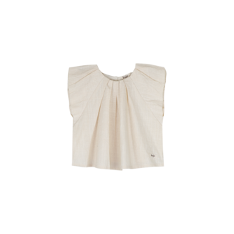 Baje Studio Moire | Shortsleeve Top | Beige