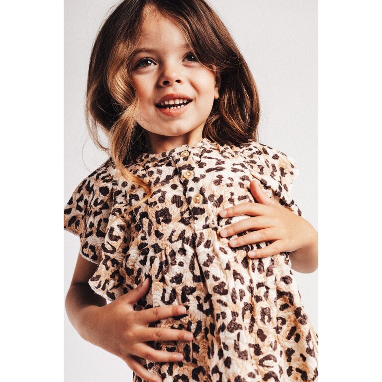 Baje Studio BAJE jurk meisje Bejis Animal AOP dierenprint (valt groot)
