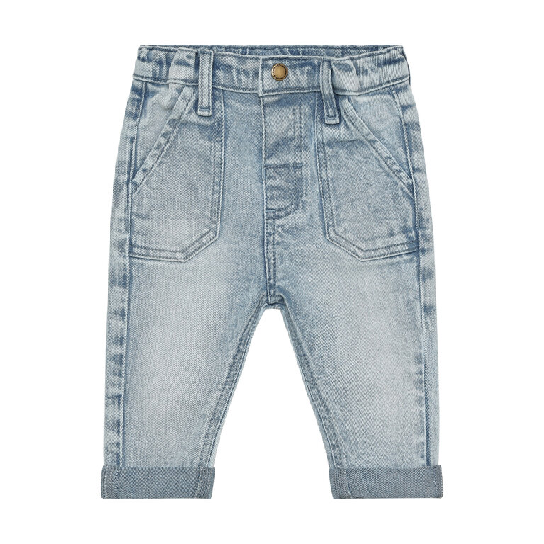 EN FANT EN FANT jeans kind denim spijkerbroek blauw. Valt groot.