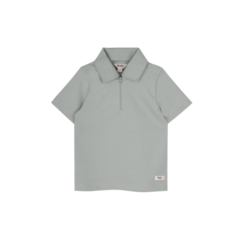 Baje Studio Baje | Hervas | Shortsleeve Polo | Green Greyish