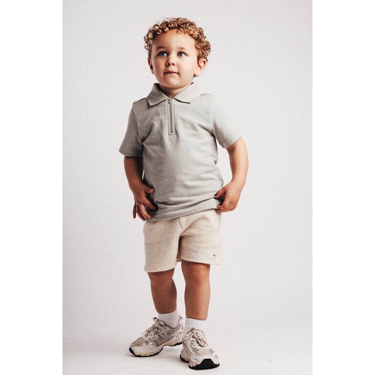 Baje Studio Baje | Hervas | Shortsleeve Polo | Green Greyish