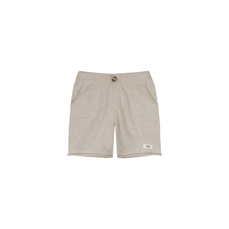 Baje Studio BAJE korte broek jongen Sebastian Sand Melange beige (valt groot)