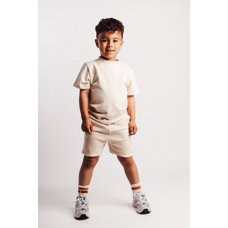 Baje Studio BAJE T-shirt jongen Leon White Coconut wit (valt groot)
