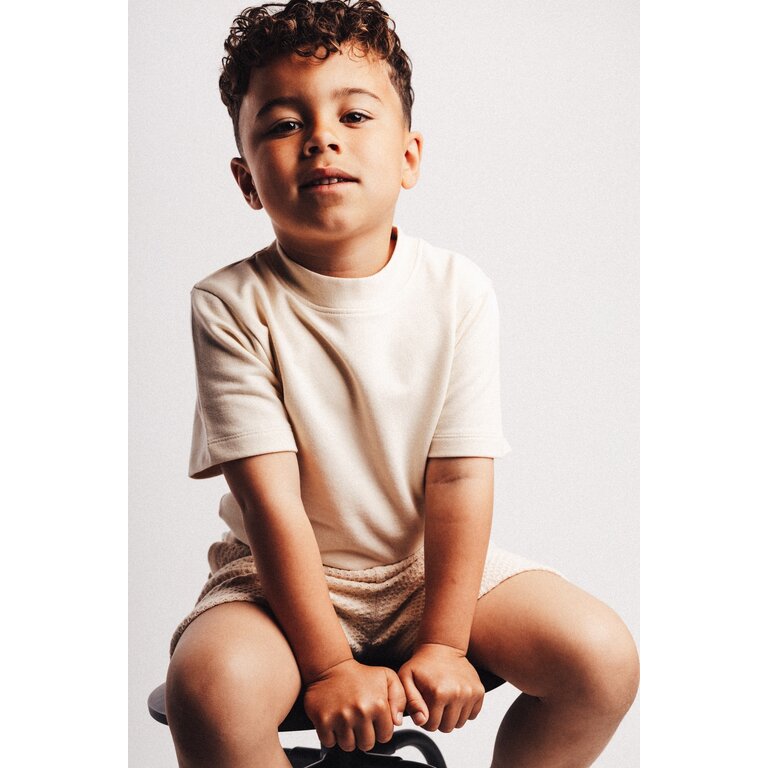 Baje Studio BAJE T-shirt jongen Leon White Coconut wit (valt groot)