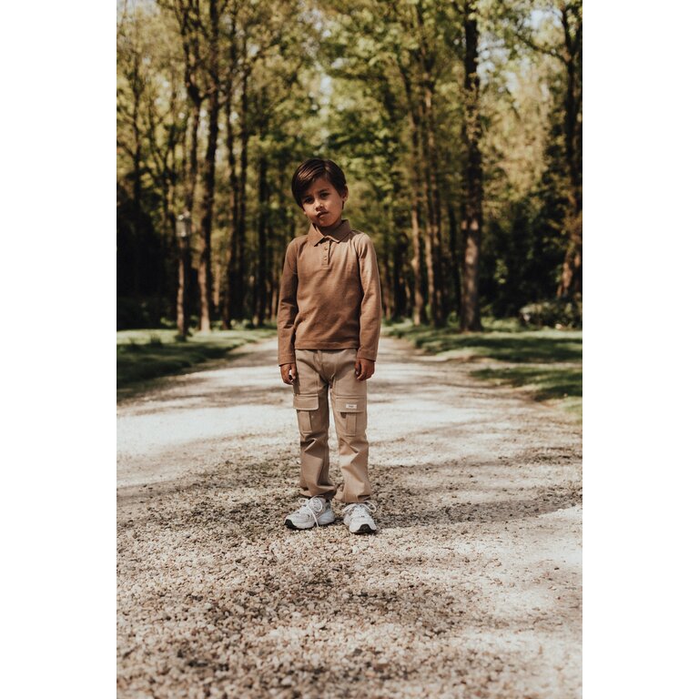 Baje Studio BAJE lange broek meisje Piera Taupe Cafe taupe (valt groot)