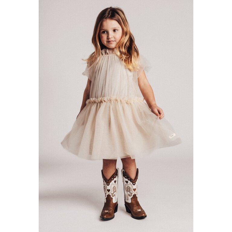 Baje Studio BAJE jurk meisje Melle Beige (valt groot)