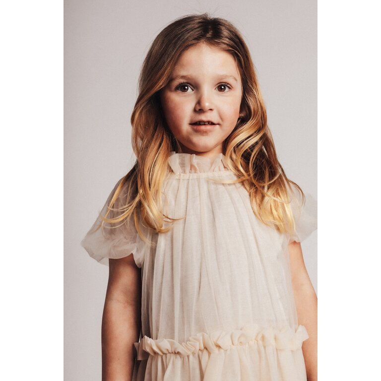 Baje Studio BAJE jurk meisje Melle Beige (valt groot)