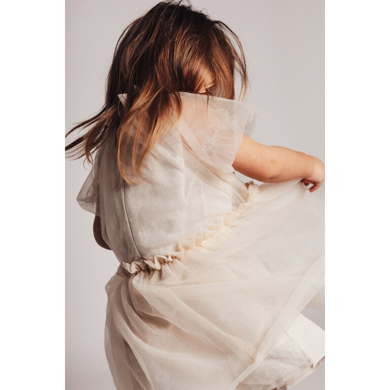 Baje Studio BAJE jurk meisje Melle Beige (valt groot)