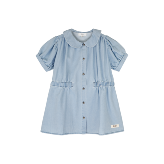 Baje Studio Mirabel | Short Dress | Blue Denim Light