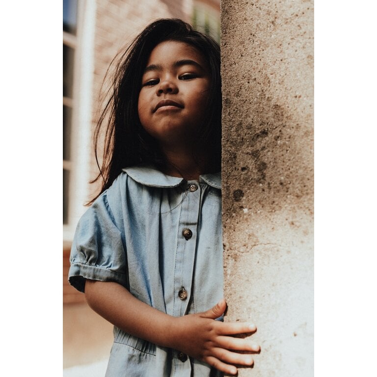 Baje Studio Baje | Mirabel | Short Dress | Blue Denim Light