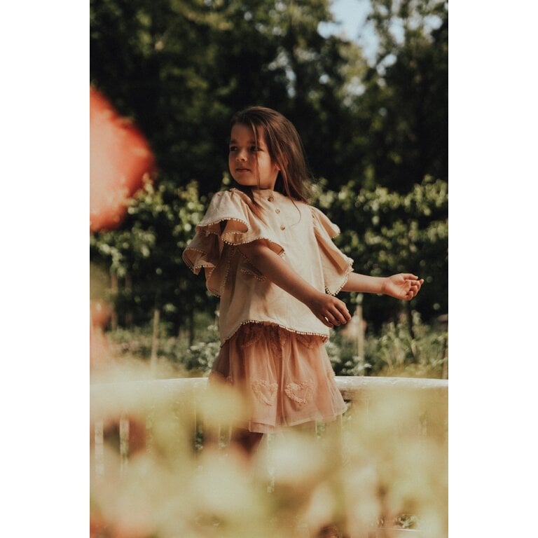 Baje Studio BAJE rokje meisje Cedeira Rose Cafe roze (valt groot)