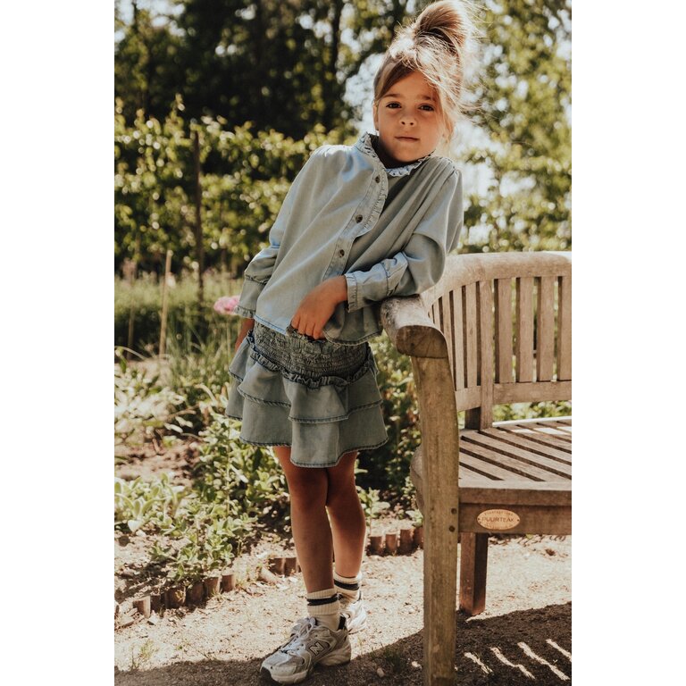 Baje Studio Baje | Yille | Short Skirt | Blue Denim Light