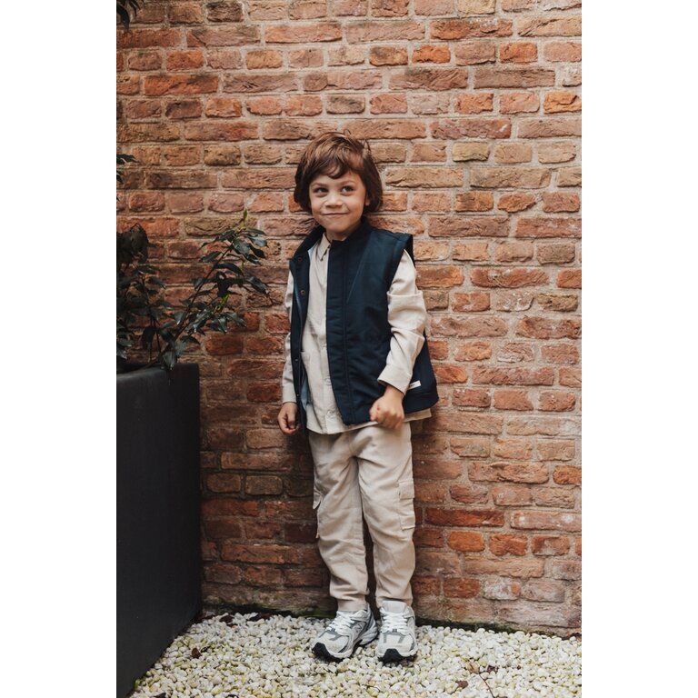 Baje Studio BAJE Makai jongens pants Beige / Beige broek (valt groot)