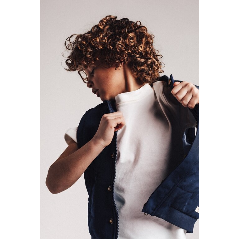 Baje Studio BAJE T-shirt jongen Moss White Cloud wit (valt groot)