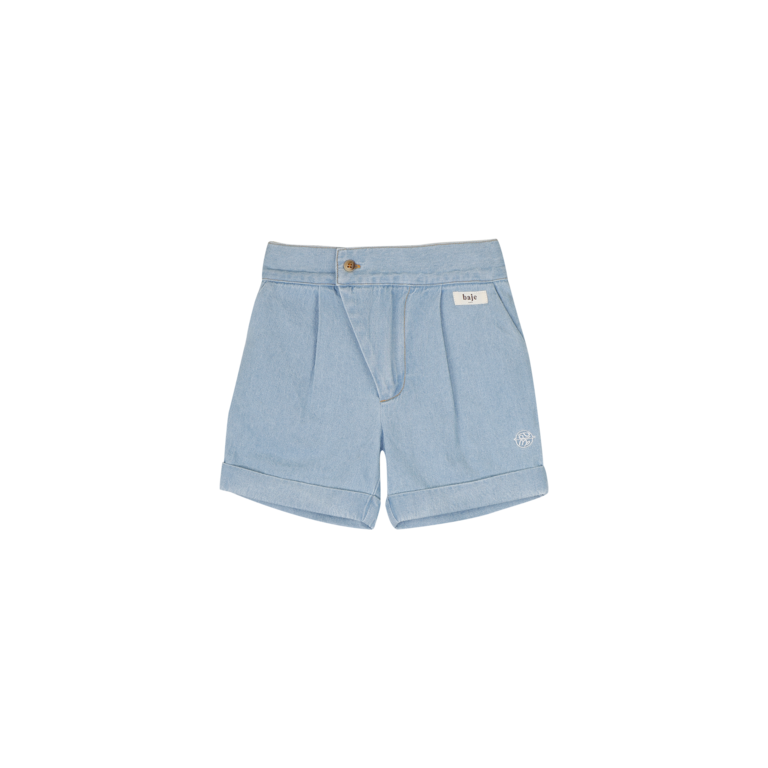 Baje Studio BAJE korte broek jongen Maan Blue Denim blauw (valt groot)