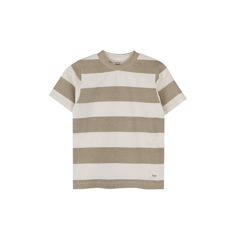 Baje Studio BAJE shirt jongen Coz korte mouw White Coconut wit (valt groot)