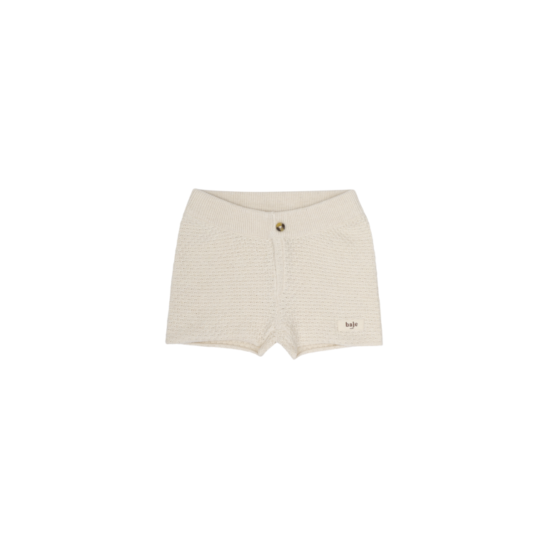 Baje Studio BAJE korte broek meisje Uriz short off-white wit (valt groot)