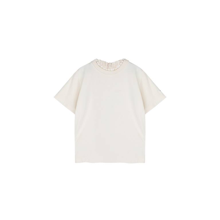 Baje Studio BAJE top meisje Almeria korte mouw White Coconut wit shirt (valt groot)