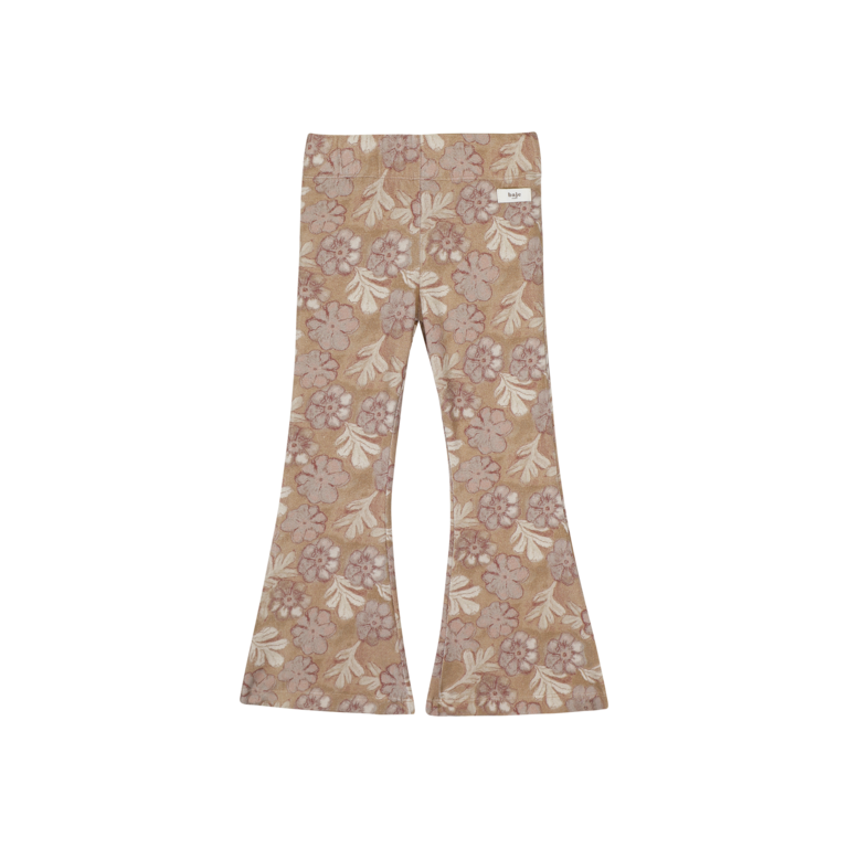 Baje Studio BAJE flare broek meisje Saron Brown Coconut bruin (valt groot)