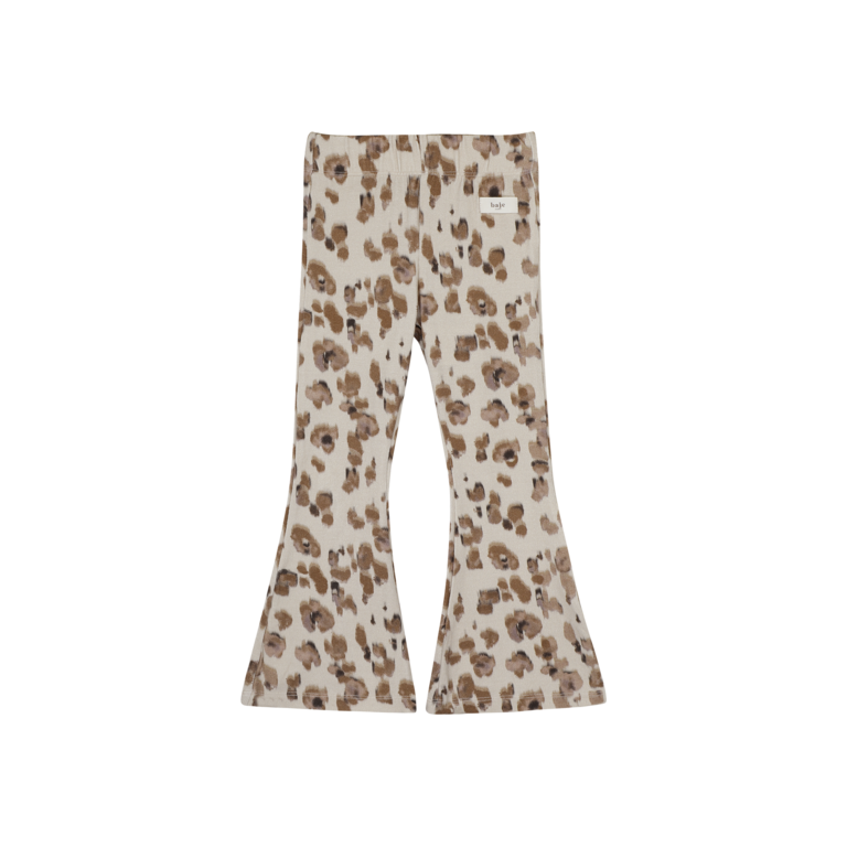 Baje Studio BAJE flare broek meisje Saron dierenprint (valt groot)