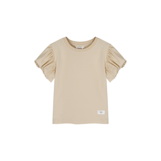 Baje Studio Valencia | Shortsleeve Top | Creme Fawn