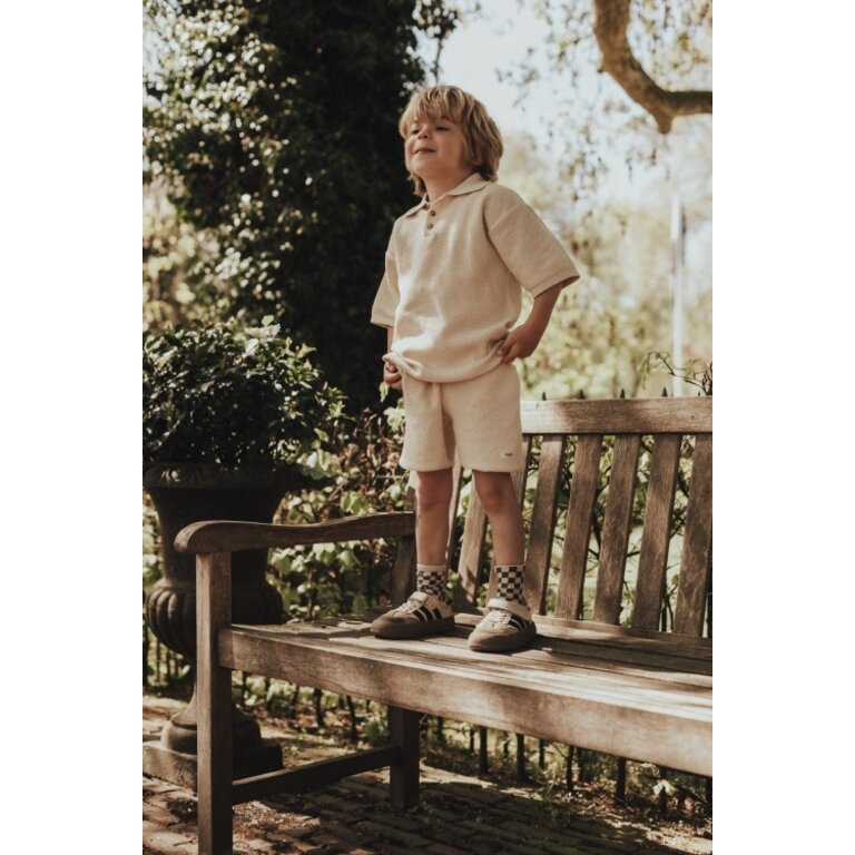 Baje Studio BAJE korte broek meisje Uriz short off-white wit (valt groot)