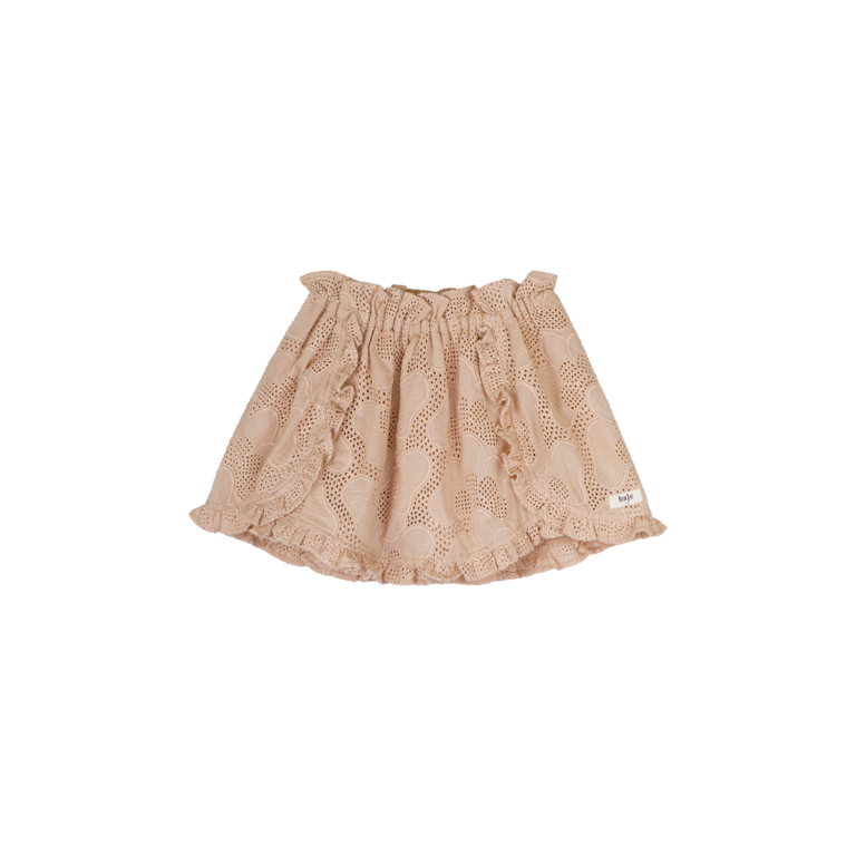 Baje Studio BAJE rokje meisje Deba korte rok Rose Cafe bruin (valt groot)