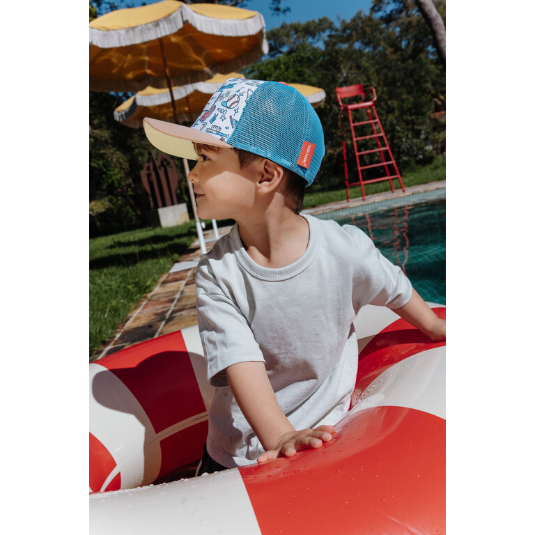 Hello Hossy  Hello Hossy pet kind Baseball Game (blauw, honkbalprint)