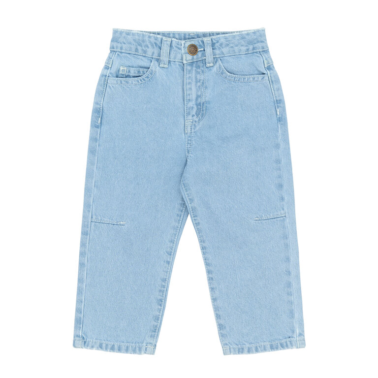 The New The New spijkerbroek kind Silvio Barrel Fit Light Blue (lichtblauw)