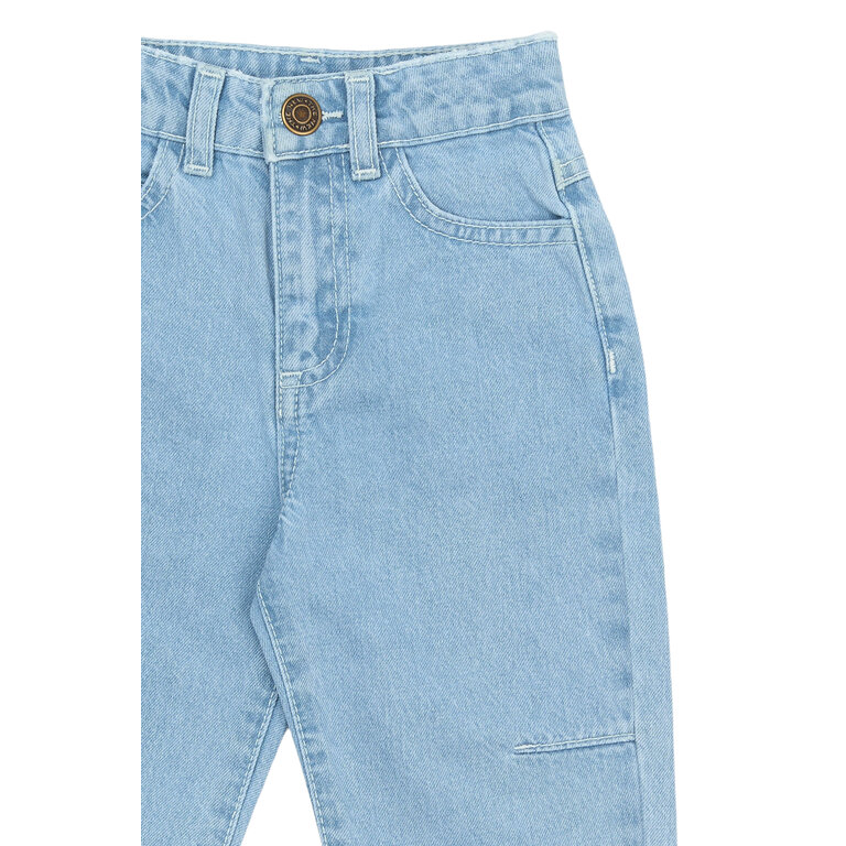 The New The New spijkerbroek kind Silvio Barrel Fit Light Blue (lichtblauw)
