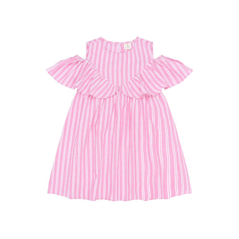 The New The New jurk kind Shirley Carmine Rose (lichtroze, gestreept)