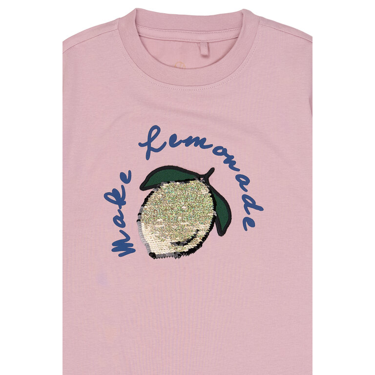 The New The New shirt kind Shannet Tee Silver Pink (roze)
