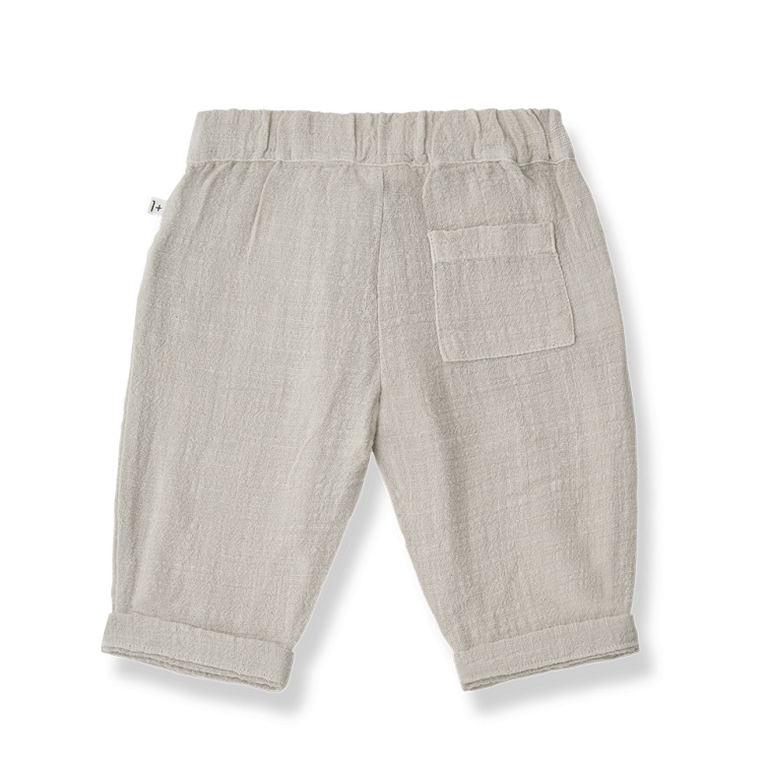 1+ in the family 1+ IN THE FAMILY broek baby Rupia beige wit