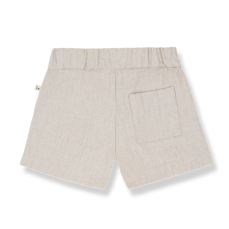 1+ in the family 1+ IN THE FAMILY korte broek baby Colomers beige wit