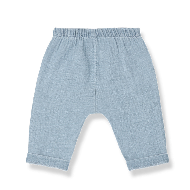 1+ in the family 1+ IN THE FAMILY broek baby Zante denim blauw