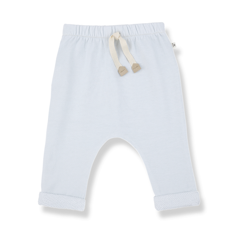 1+ in the family 1+ IN THE FAMILY broek baby Telos Misty Blue blauw