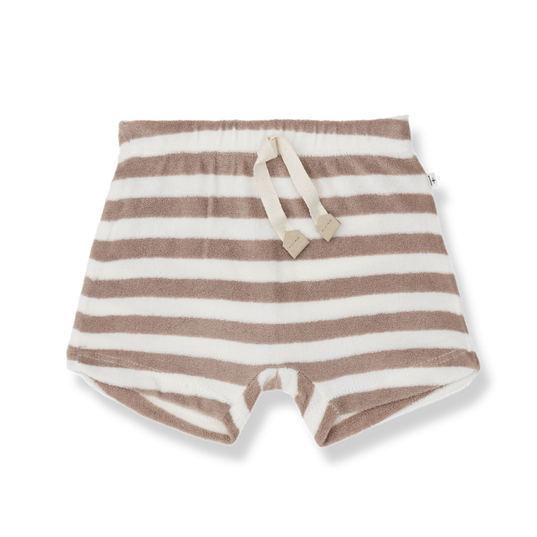 1+ in the family 1+ IN THE FAMILY korte broek baby Feres taupe bruin