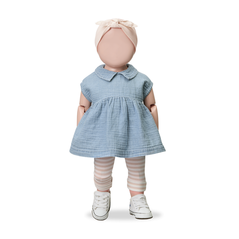 1+ in the family 1+ IN THE FAMILY legging baby Saul Blossom roze broekje