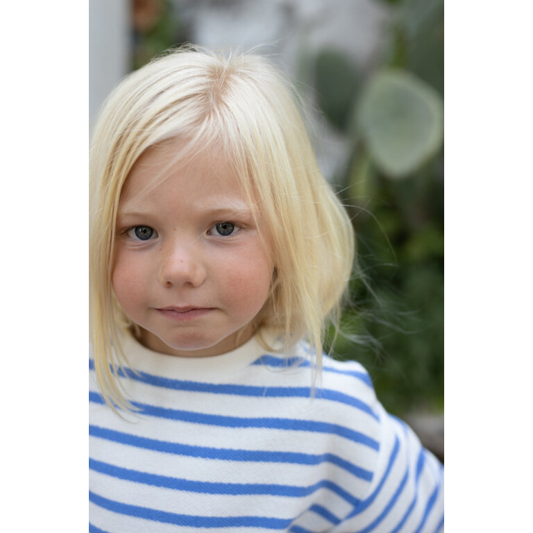 1+ in the family 1+ IN THE FAMILY trui baby Marroig Ultramarine blauw sweater