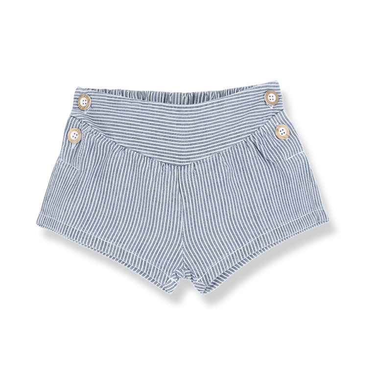 1+ in the family 1+ IN THE FAMILY korte broek baby Deia denim blauw