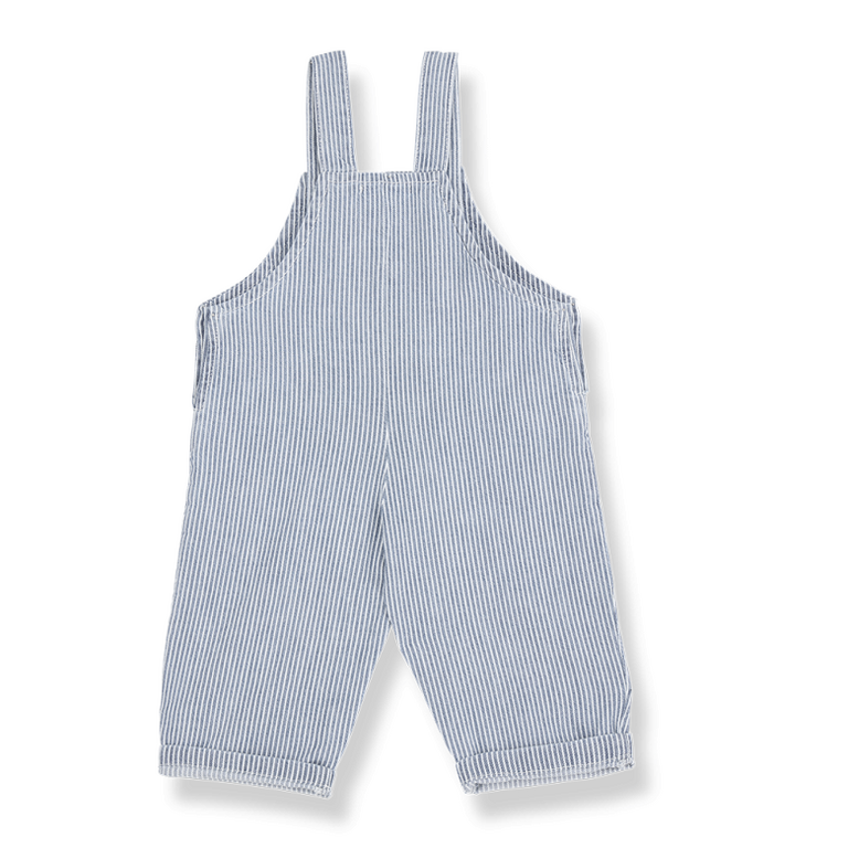 1+ in the family 1+ IN THE FAMILY tuinbroek baby Mao denim blauw