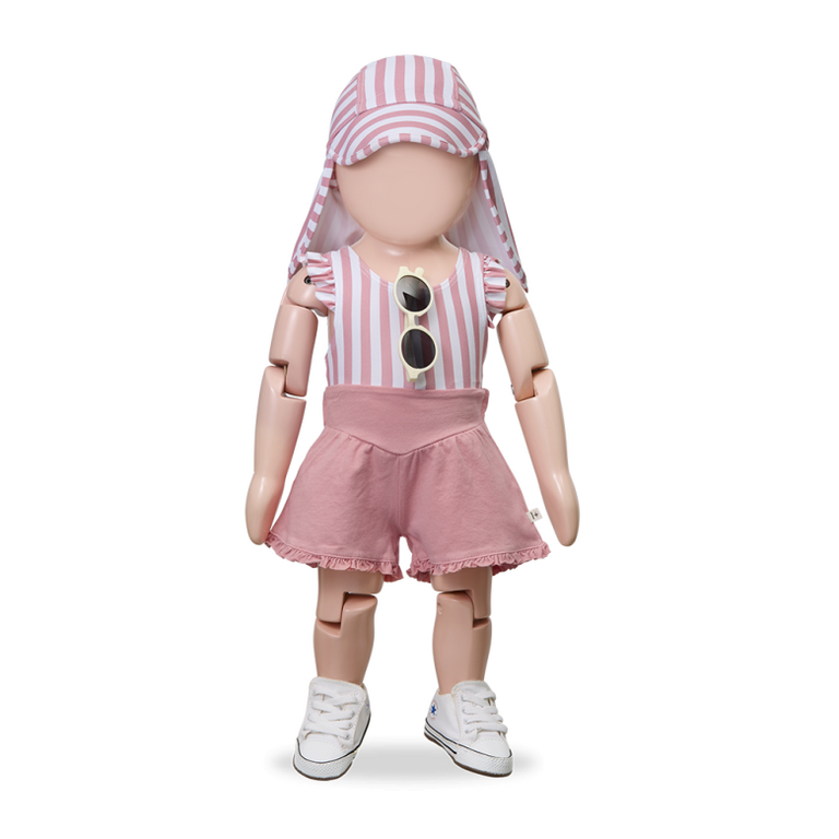 1+ in the family 1+ IN THE FAMILY korte broek baby Marratxi Strawberry roze
