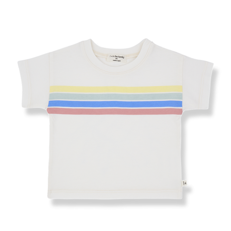 1+ in the family 1+ IN THE FAMILY shirt baby Alayor off-white wit