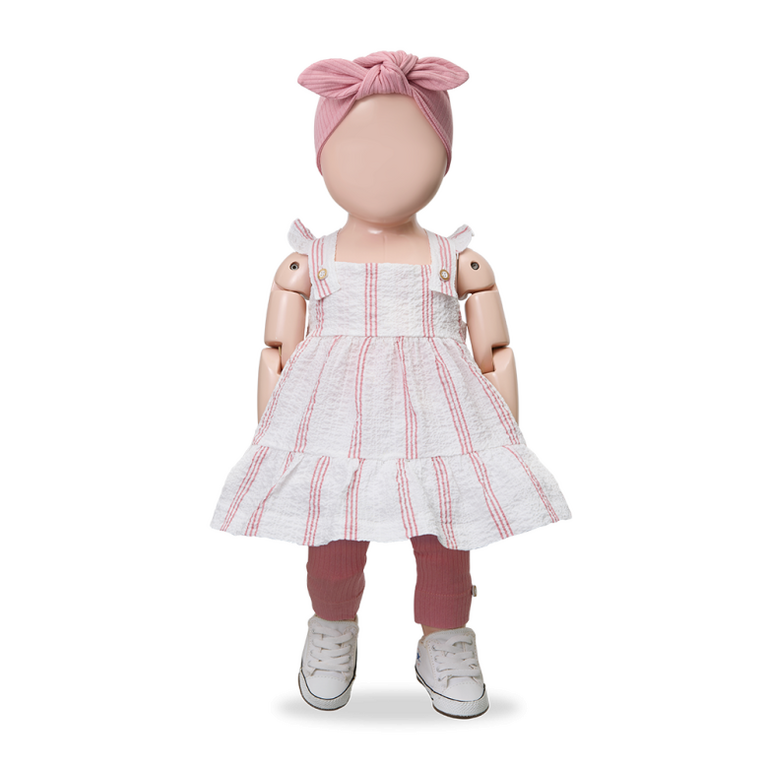 1+ in the family 1+ IN THE FAMILY legging baby Sina Strawberry roze broekje