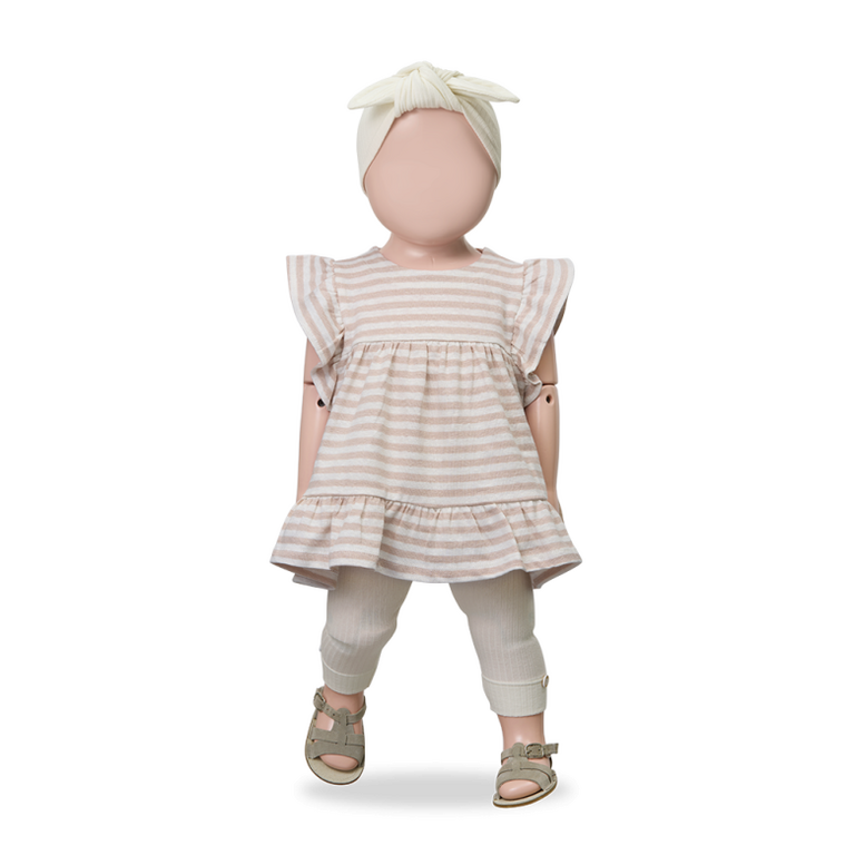 1+ in the family 1+ IN THE FAMILY jurk baby Canadell Rose roze zomerjurk