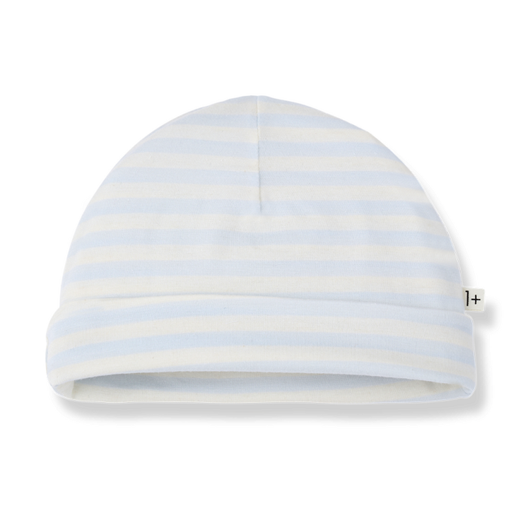1+ in the family 1+ IN THE FAMILY muts baby Gio Misty Blue blauw beanie