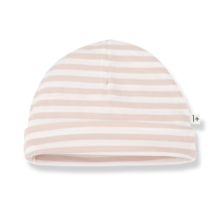 1+ in the family 1+ IN THE FAMILY muts baby Gio Blossom roze beanie