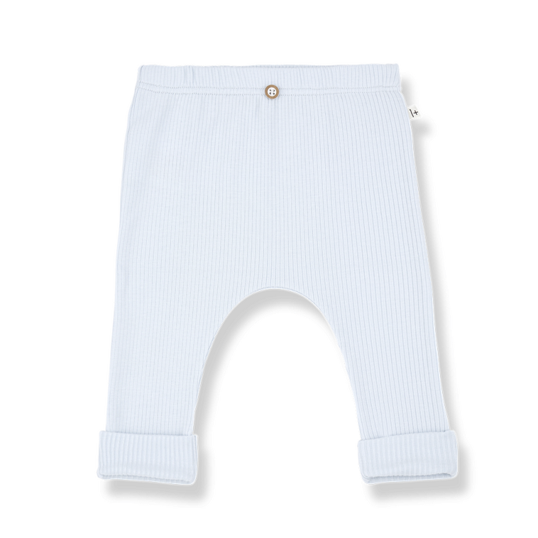 1+ in the family 1+ IN THE FAMILY legging baby Marcel Misty Blue blauw broekje