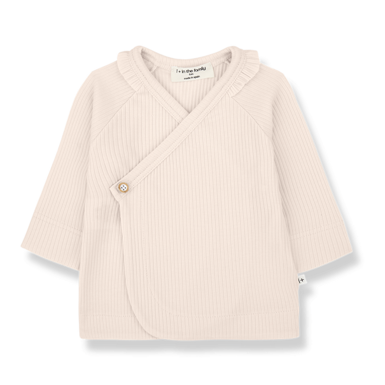 1+ in the family 1+ IN THE FAMILY shirt baby Caterina Blossom roze