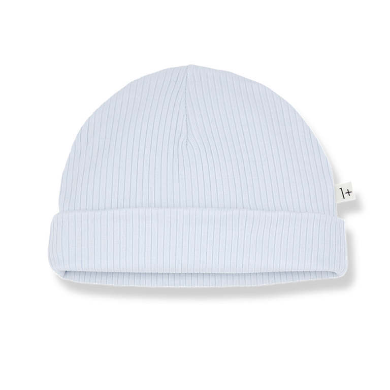 1+ in the family 1+ IN THE FAMILY muts baby Kai Misty Blue blauw beanie